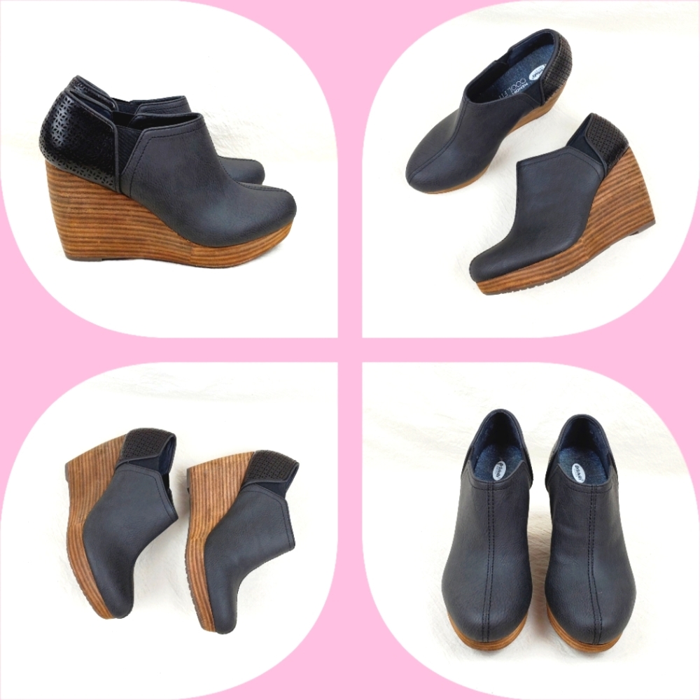 Dr scholl's Harlow memory foam wedge ankle bootie size 6